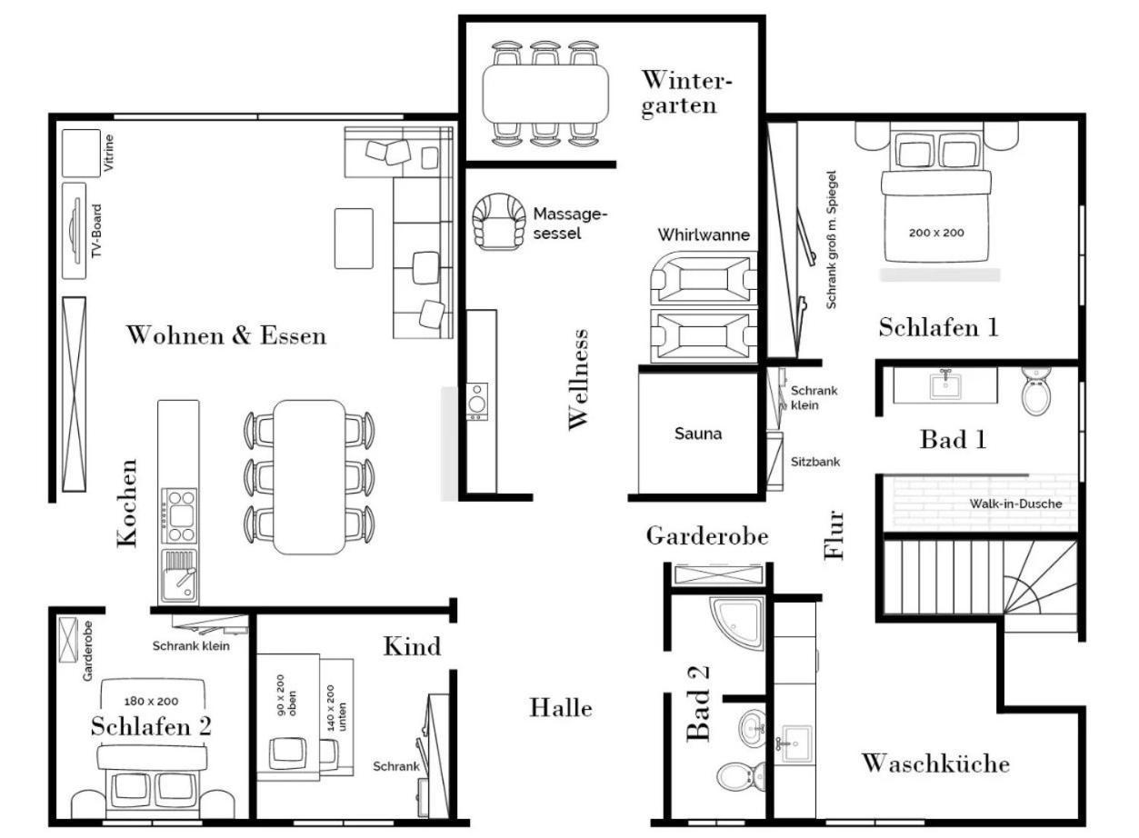 Landhaus Villa Suederhafen - Kleiner Luxus نوردستراند المظهر الخارجي الصورة